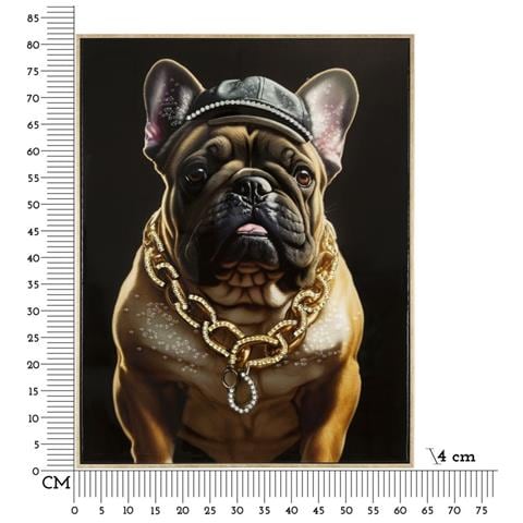 Stampa Su Tela Cane 10 - Multicolore - Legno - 62x4x82 Cm - Foto 7