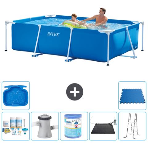 Piscina Fuori Terra - Rettangolo - 260x160x65 Cm - Blu - Include Accessori Coordinati A99 - Foto 1