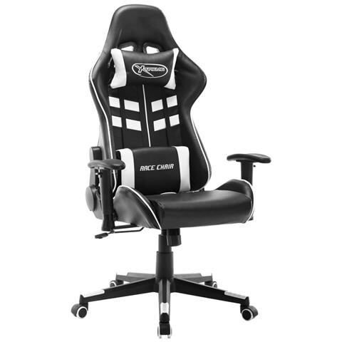 Lusso Casadino - Sedia Da Gaming Nera E Bianca In Similpelle - Foto 2