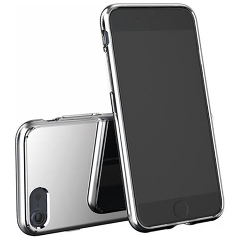 TLL118314 custodia per cellulare 11,9 cm (4.7") Cover Specchio, Argento - Foto 1