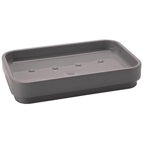 Portasapone D'appoggio In Plastica Riciclata 6398 Serie Seventy Tortora - Foto 1