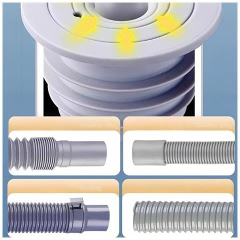 Anello Di Tenuta Magnetico Anti-odore Per Scarico - Valvola Di Ritegno Unidirezionale Per Tubi Di Scarico L - Foto 5