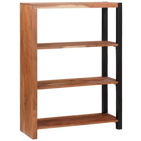 Libreria Marrone, Nero 80 x 30 x 110 cm - Foto 1
