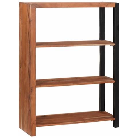 Libreria Marrone, Nero 80 x 30 x 110 cm - Foto 2