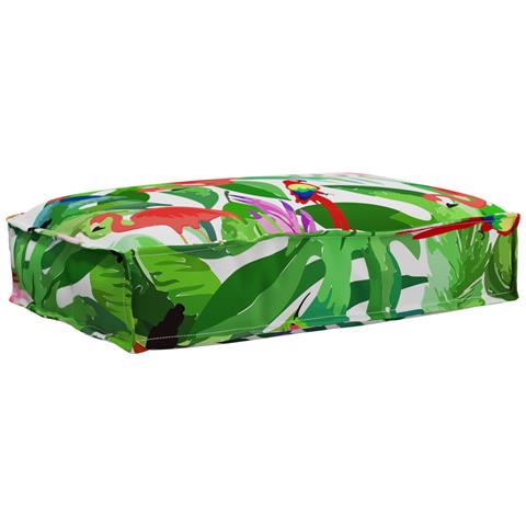 Cuscino per seduta pallet Floral Multicolore 60 x 40 x 8 cm - Foto 1