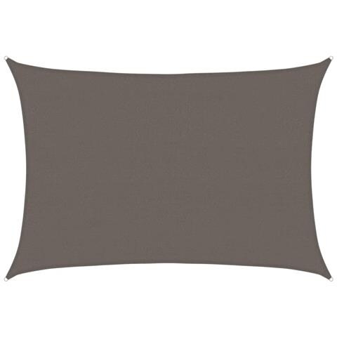 Parasole A Vela Hdpe Rettangolare 4x6 M Antracite - Foto 1
