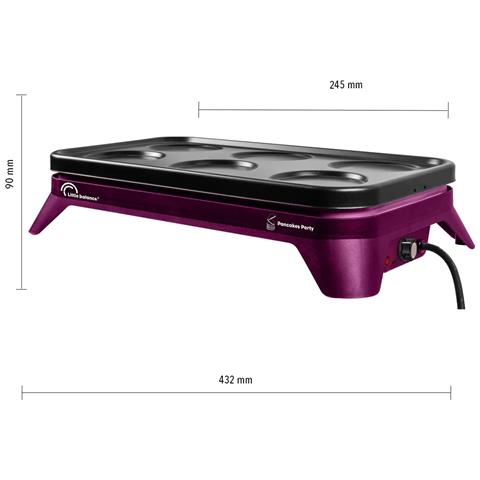 Macchina Per Pancake E Blinis, 6 Pezzi, 1500 W - 8498 - Foto 3