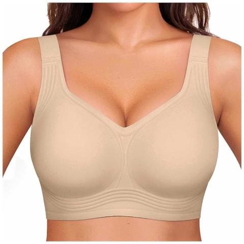 Reggiseno Senza Ferretto Da Donna, Copertura Totale, Comfort Quotidiano Xl - Foto 1
