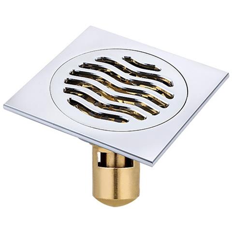 Piletta Di Scarico A Pavimento Cromata A Levitazione Magnetica Con Chiusura Idraulica Profonda - Foto 1