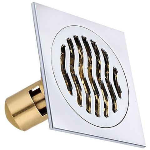 Piletta Di Scarico A Pavimento Cromata A Levitazione Magnetica Con Chiusura Idraulica Profonda - Foto 2
