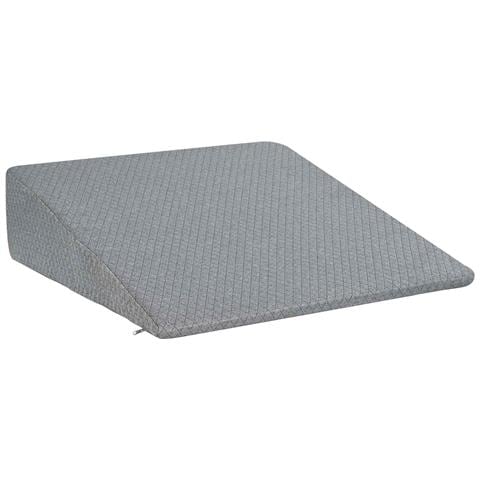 Cuscino a Wedge Grigio 69 x 64 x 19 cm Schiuma Memory - Foto 1