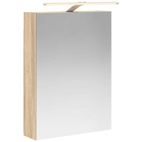 Mobiletto per specchio da bagno Rovere Sonoma 50 x 14,5 x 70 cm - Foto 1