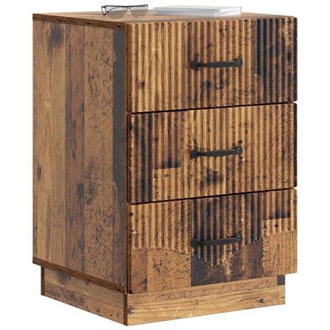 Armadio da Notte con cassetto Legno antico 43 x 41 x 63,5 cm - Foto 2