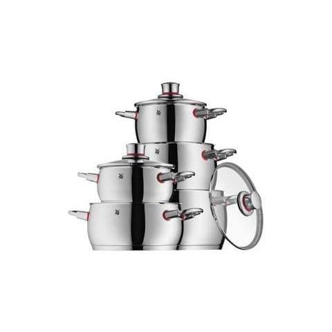 Set Pentole 5 pezzi in acciaio inox 18/10 serie Quality One - Foto 1