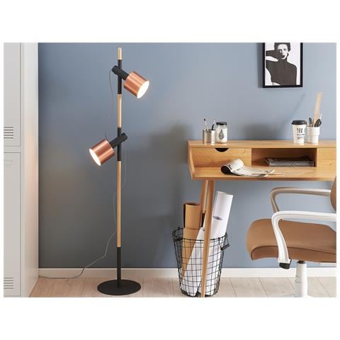 Lampada Da Pavimento In Metallo Nero Owens - Foto 34