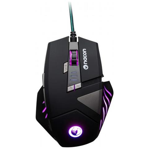 Mouse Gaming Ottico Fino A 2500 Dpi, Usb 1,8, mt, 8 Tasti - Foto 3