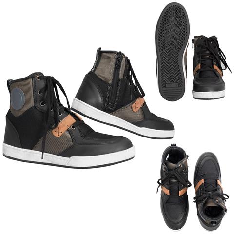 Stivali Scarpe Omologati Ce Moto Pelle Turismo Strada Sneaker Nero 43 - Foto 1