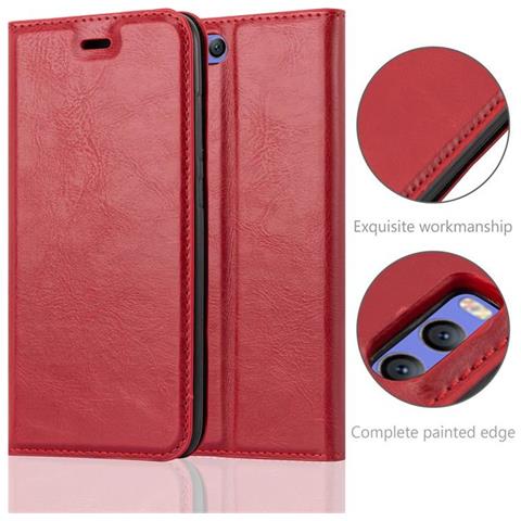 Cadorabo Custodia Compatibile Con Xiaomi Mi A1 / Mi 5x In Rosso Mela - Coperchio Protettiva Con Chiusura Magnetica, Funzione Stand E Tasca Per Le Carte - Foto 5