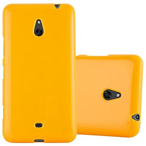 Custodia Compatibile Con Nokia Lumia 1320 In Jelly Giallo - Coperchio Protettivo In Silicone Tpu Flessibile - Foto 1