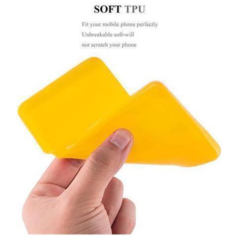 Custodia Compatibile Con Nokia Lumia 1320 In Jelly Giallo - Coperchio Protettivo In Silicone Tpu Flessibile - Foto 9