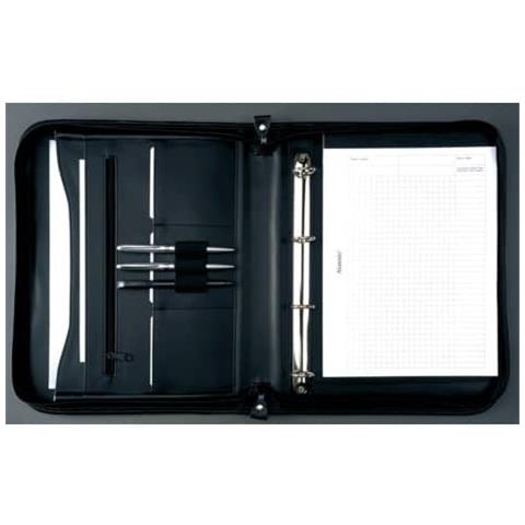 Cartella Portadocumenti Alassio Limone In Pelle 28,5x4x36 Cm A4 Nero 30014 - Foto 1