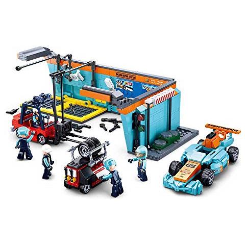 Sl95625 - Kit Da Gioco Per Auto Da Corsa (543 Pezzi) [ m38-b0765] , Set Da Gioco, Mattoni, Auto Da Corsa, Con Personaggio Di Gioco, Car Club - Foto 2