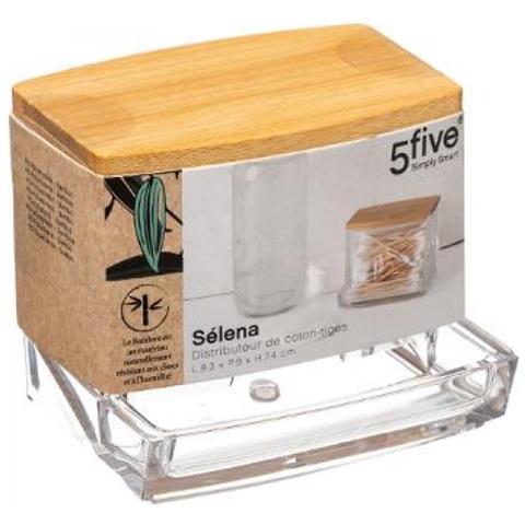 Contenitore Porta Cotton Fioc Selena 9,3x7,4x H8 Cm - Foto 1