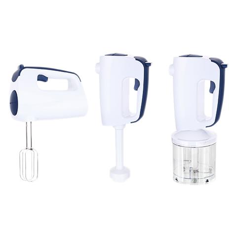 HMS-113257.2 Handmixer-Set mit revolutionärem 1-Finger-Speed-Control, Weiß /Blau - Foto 1