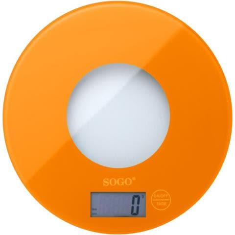 Bilancia Elettronica In Vetro Colore Arancione - Foto 1