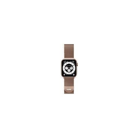 Cinturino Per Apple Watch Con Anello In Acciaio 38/40/41 Mm - Oro - Foto 4