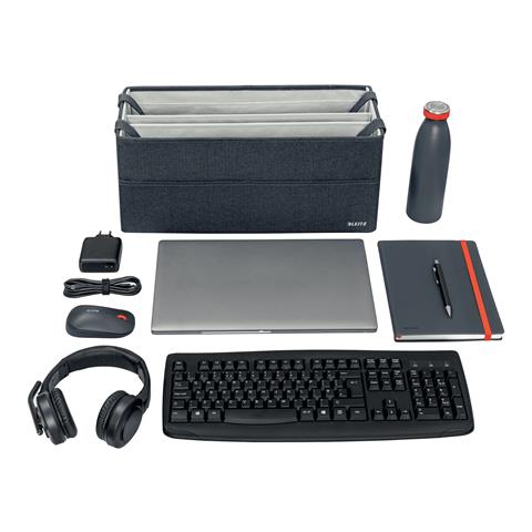 Leitz 64440089 Borsa E Tracolla Tessuto Nero Unisex Borsa A Mano - Foto 3