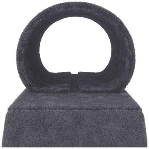 Pali Tiragraffi Gatti Tunnel E Scaletta Grigio Scuro 55,5 Cm - Foto 5