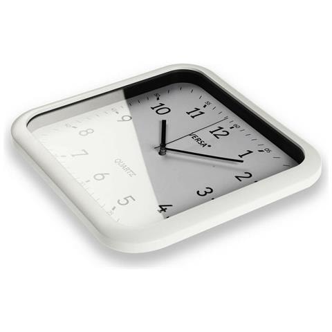 Orologio Da Parete Bianco Plastica Quarzo 3,5 X 28,5 X 29,5 Cm - Foto 2