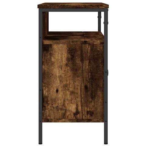 Mobile Lavabo Bagno Rovere Fumo 60x30x60 Cm Legno Multistrato - Foto 10