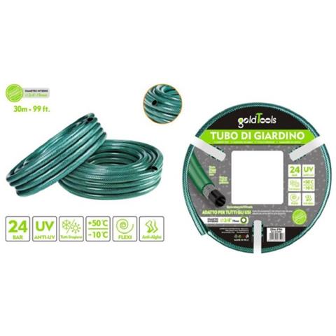 Trade Shop - Tubo Irrigazione Annaffia Giardino Piante Lava Pompa 30mt 99ft. Ø 3/4-19mm 57509 - Foto 1
