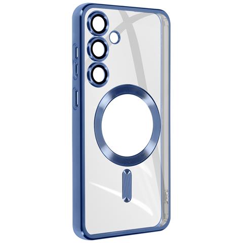 Cover Magsafe Per Samsung S23 Fe In Silicone Bordo Cromato - Foto 2