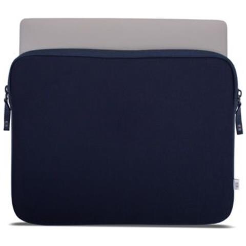 Custodia Per Macbook Pro / Air 13'' In Memory Foam Modello Basics Life, Blu / Rosa - Foto 2