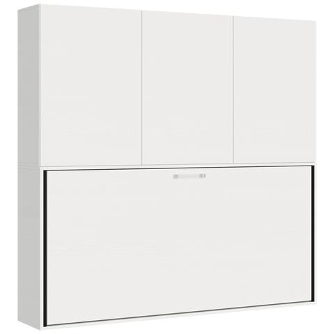 Letto Kando Singolo Bianco Frassino Composizione D - Foto 2