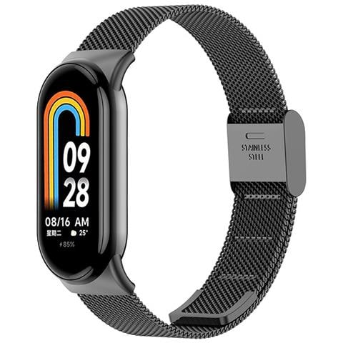 Cinturino In Metallo Per Xiaomi Mi Band 8/9 Black - Foto 1