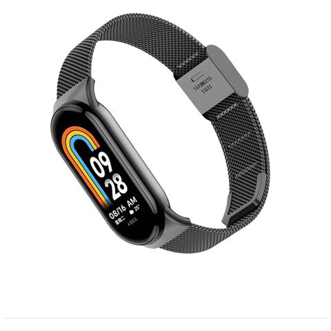 Cinturino In Metallo Per Xiaomi Mi Band 8/9 Black - Foto 2