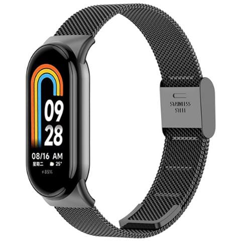 Cinturino In Metallo Per Xiaomi Mi Band 8/9 Black - Foto 5