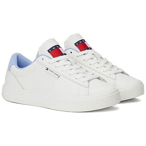 Cupsole Sneaker Sneakers Pelle Scarpe Donna Blu Eu 36, En0en02508 C3s - Foto 1