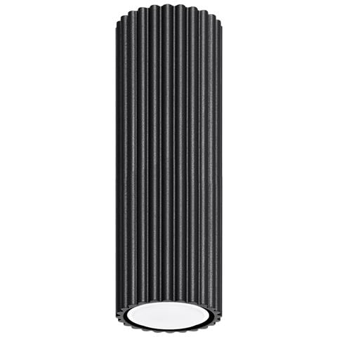 Lampada Da Soffitto Karbon 20 Nero Sl. 1569 - Minimalista Lampada Da Soffitto Nero 20x6.5x6.5 Cm - Foto 1
