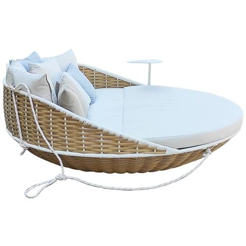 Marisma - Divano Letto Outdoor Con Struttura In Alluminio Verniciato Taupe - Foto 1