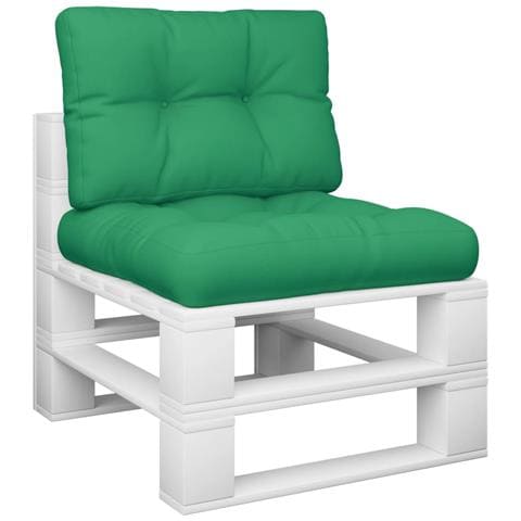 Cuscini Per Pallet 2 Pz Verdi In Tessuto - Foto 3