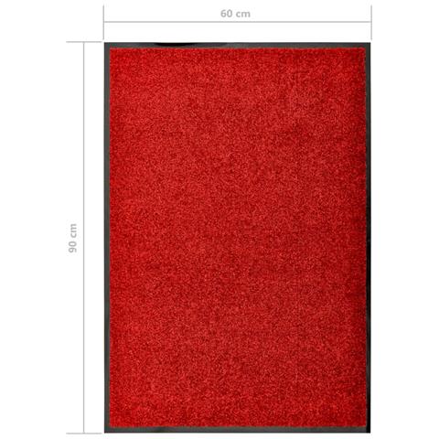 Zerbino Lavabile Rosso 60x90 Cm - Foto 6