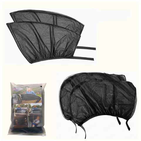 Zanzariera Parasole Per Finestrino Laterale Auto - Confezione Da 4 - Foto 1