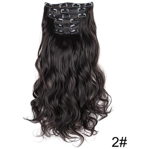 Extension Capelli Ricci Con 16 Clip 6 Pezzi - Foto 2