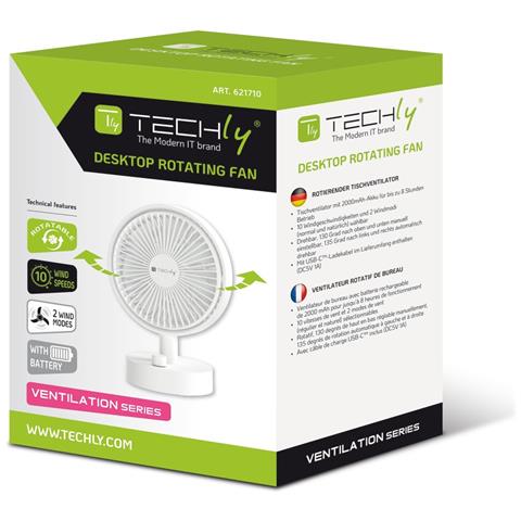 IC-FAN-DSK2W ventilatore Bianco - Foto 2