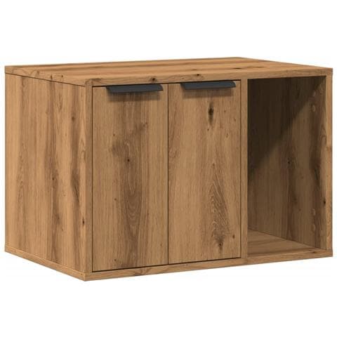 Recinto Lettiera Rovere Artigianale 60x40x40 cm in Truciolato - Foto 1